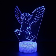 Lampe 3D Tactile Veilleuses Enfant 7 Couleurs avec Telecommande - Pokemon #844