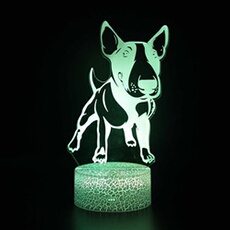 Lampe 3D Tactile Veilleuses Enfant 7 Couleurs avec Telecommande - Chien #849