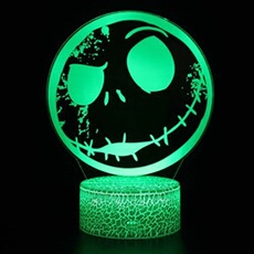 Lampe 3D Tactile Veilleuses Enfant 7 Couleurs avec Telecommande - Style #1070