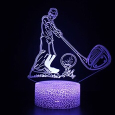 Lampe 3D Tactile Veilleuses Enfant 7 Couleurs avec Telecommande - Style #1194