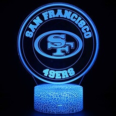 Lampe 3D Tactile Veilleuses Enfant 7 Couleurs avec Telecommande - Style #1392
