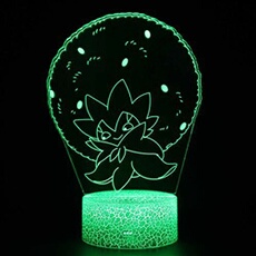 Lampe 3D Tactile Veilleuses Enfant 7 Couleurs avec Telecommande - Pokemon #1522