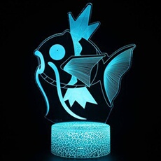 Lampe 3D Tactile Veilleuses Enfant 7 Couleurs avec Telecommande - Pokemon #1528