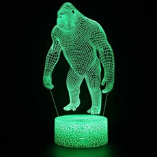 Lampe 3D Tactile Veilleuses Enfant 7 Couleurs avec Telecommande - Style #1552