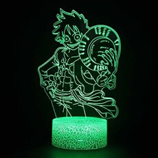 Lampe 3D Tactile Veilleuses Enfant 7 Couleurs avec Telecommande - Une pièce #1554
