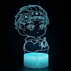 Lampe 3D Tactile Veilleuses Enfant 7 Couleurs avec Telecommande - Style #1556