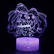 Lampe 3D Tactile Veilleuses Enfant 7 Couleurs avec Telecommande - Style #1557