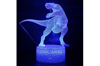 Lampe 3D Tactile Veilleuses Enfant 7 Couleurs avec Telecommande - Dinosaure #29
