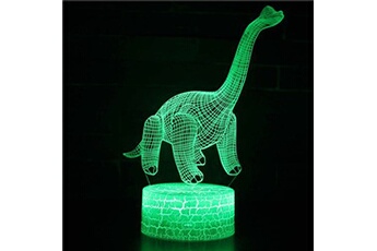 Lampe 3D Tactile Veilleuses Enfant 7 Couleurs avec Telecommande - Dinosaure #36