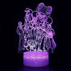 Lampe 3D Tactile Veilleuses Enfant 7 Couleurs avec Telecommande - Une pièce #1033