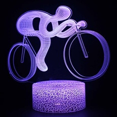 Lampe 3D Tactile Veilleuses Enfant 7 Couleurs avec Telecommande - Style #1596