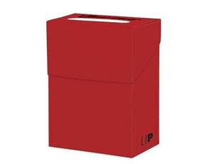 Nouvelle Deck Box Red Solid Rouge pour les cartes à jouer Magic Pokémon Yug-Gi-Oh! Dragon Ball Sup