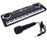 Piano Électronique 61 Touches Rechargeable Pour Enfants – Clavier Musical Multifonction Avec 16 Sons, Rythmes, Démo, AUX