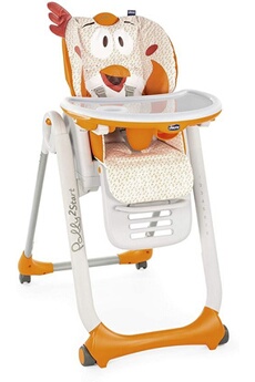 Chaises hautes et réhausseurs bébé Chicco chaise haute Polly2Start Fancy Chicken91/110 cm orange