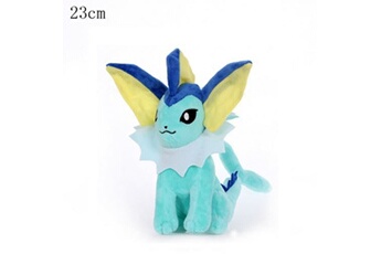 Doudou GENERIQUE Peluche Vaporeon Pokémon 23cm-bleu