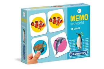autre jeux éducatifs et électroniques clementoni jeu de mémoire waterworld junior 48-part