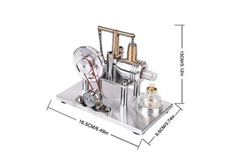 Autre jeux d'imitation GENERIQUE Générateur d'électricité jouet éducatif modèle moteur Stirling à air chaud - Multicolore