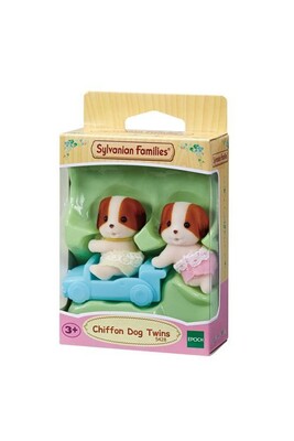 Figurine pour enfant Sylvanian Families 5428 Sylvanian Les jumeaux chien  chiffon