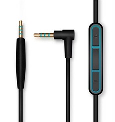 Cordon de câble audio avec microphone remplacement pour BOSE QuietComfort 25 QC25