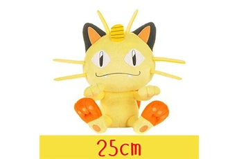 Animal en peluche Tomy Peluche Pokémon Meowth 25 cm - Jaune