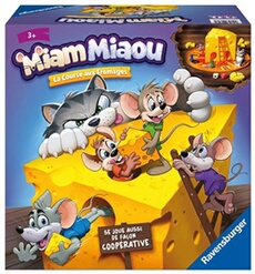 Jeu de société Miam Miaou La course aux fromages