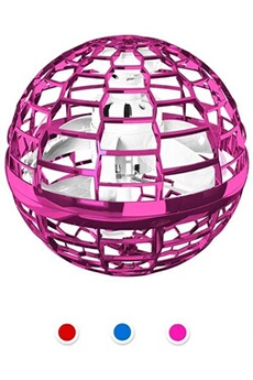 Drone Ball avec lumières dynamiques pour enfants rose
