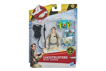 Figurine pour enfant Hasbro Ghostbusters Fright - Figurine Peter Venkman 13cm + Figurine de fantôme Interactive et Accessoire