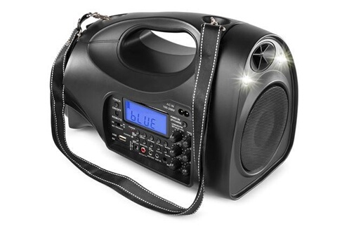 Enceintes, baffle et amplis DJ Vonyx St016 – Système Haut-parleur Amplifié  Batterie Avec Micro Main