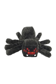 animal en peluche generique peluche minecraft araignée noir 16cm