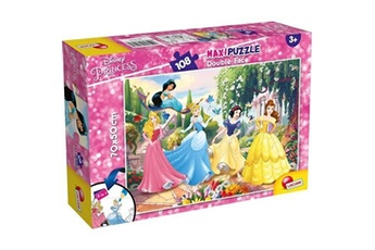 jeu d'adresse generique lisciani giochi disney puzzle double face maxi floor 108 princess - princess forever