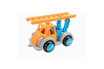 autres jeux de construction viking toys vikingtoys camion echelle - orange et bleu - 25 cm