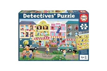 jeu d'adresse educa 50 en ville - detectives puzzle