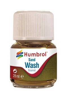 autres jeux de construction humbrol enamel wash sand 28 ml - humbrol