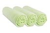 Easy Dort Lot De 3 Draps Housse Bébé 40x80/90 Cm - Coton Jersey Extensible Blanc, Oeko-Tex