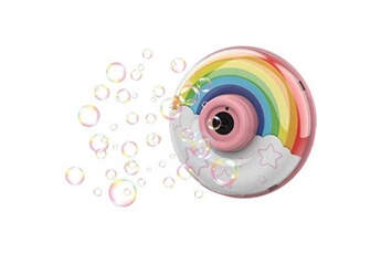 autre jeu de plein air generique machine à bulles enfant wafenso, jouet jeu bébé(21.5*16.5*9cm)-arc-en-ciel