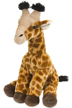 animal en peluche wild republic peluche girafe bébé de 30 cm marron