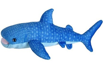 animal en peluche wild republic peluche living ocean baleine de 40 cm bleu