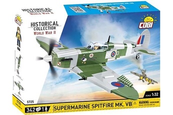 autres jeux de construction cobi 5725 - chasseur supermarine spitfire mk.vb (jeu de construction)