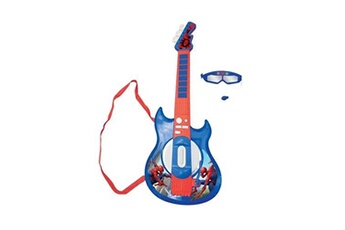 autre jeux d'imitation lexibook spider-man - guitare electronique lumineuse avec lunettes equipees dun micro