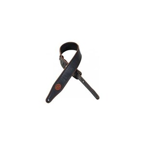 Sangle De Guitare Lock-it Professional Poly Série Lis 001 P2-BLK - Nylon Argent