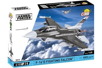 autres jeux de construction cobi 5815 - avion de chasse f-16 d fighting falcon (jeu de construction)