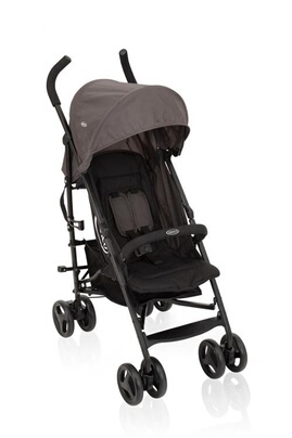Poussettes Graco Poussette Canne Travelite Noir and Gris Darty