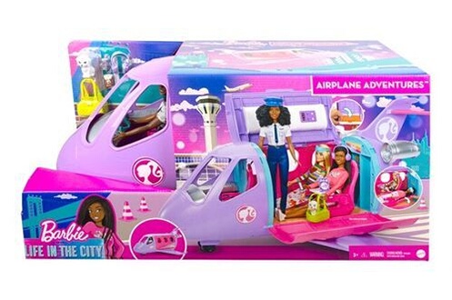 Poupée Mattel Barbie avion Life in the City - Airplane Adventures