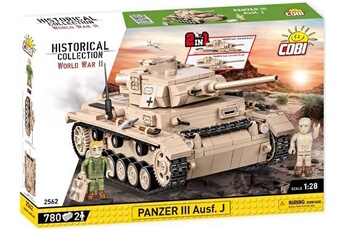 autres jeux de construction cobi 2562 - panzer iii ausf. j, char d'assaut (jeu de construction)
