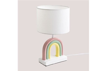 lampe de lecture sklum lampe de table seelie kids multicolore soft 36 cm