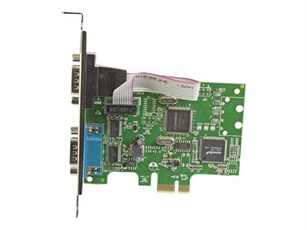 Startech Carte PCI Express à 2 ports série DB9 RS232 - Adaptateur PCIe série avec UART 16C1050 à deux voies (PEX2S1050) - Adaptateur série - PCI