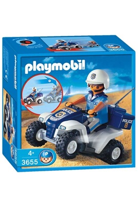 Playmobil PLAYMOBIL 3655 Policier quad