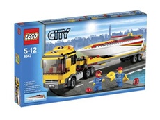 City 4643 Le transport du bateau à moteur