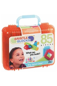 autres jeux de construction bristle blocks jeux de construction big carrying case 85 pièces