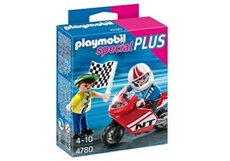 Playmobil Special Plus 4780 Enfants Avec Moto De Course